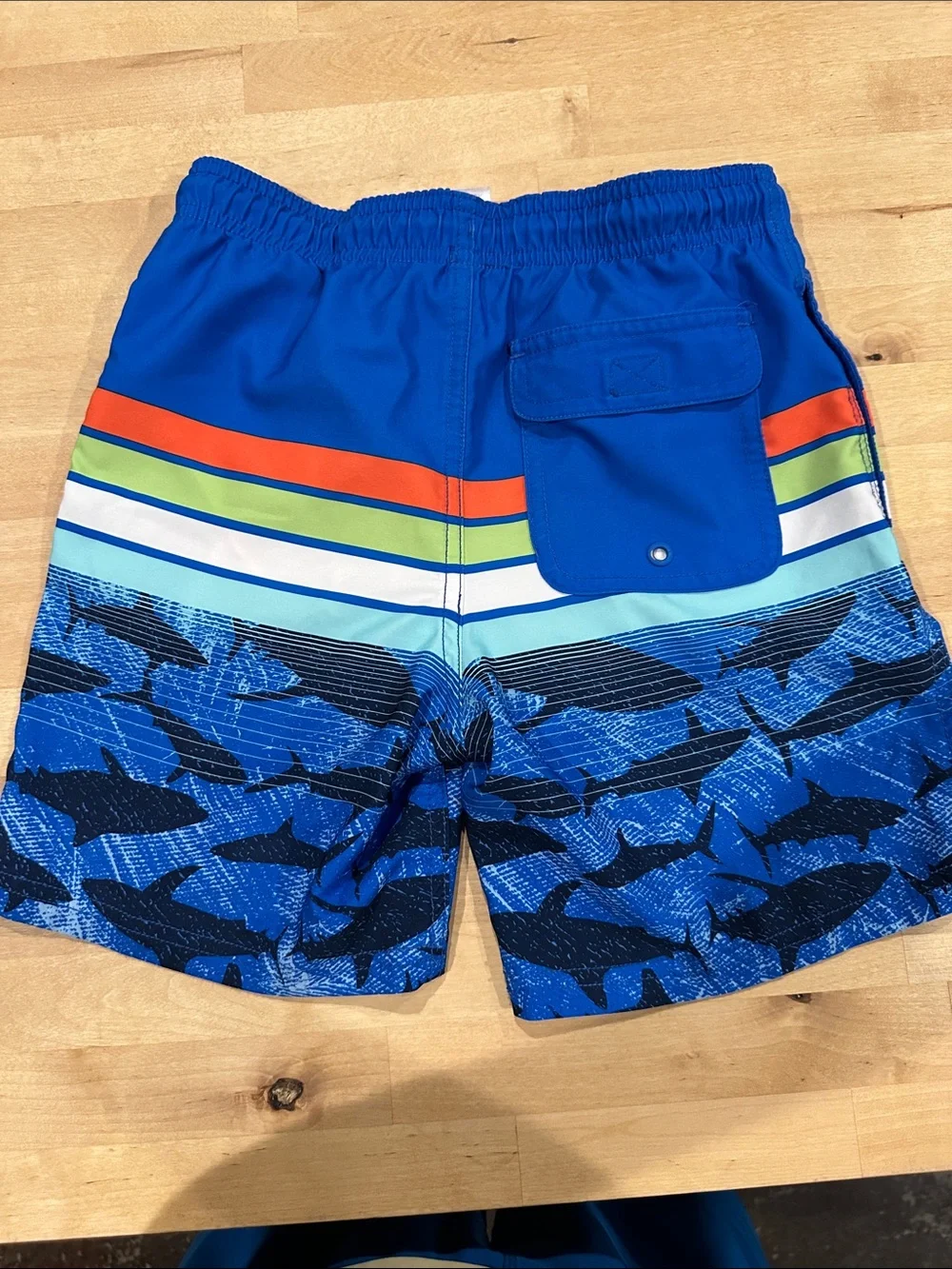 Boys Bright Swim Trunks